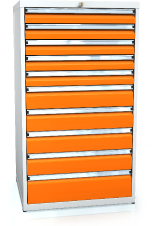 Schubladenschränke 1240 x 710 x 600 - 10x Schubladen